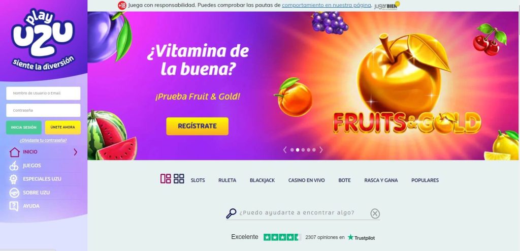 PlayUzu Página Principal